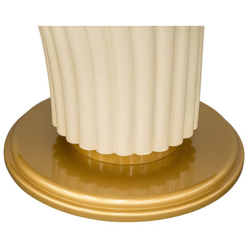 Scotts Square Light Champagne Oval Dining Table - Ornate Home