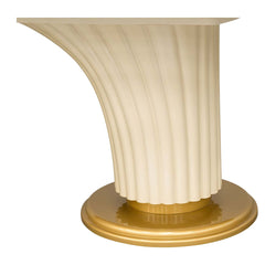 Scotts Square Light Champagne Oval Dining Table - Ornate Home