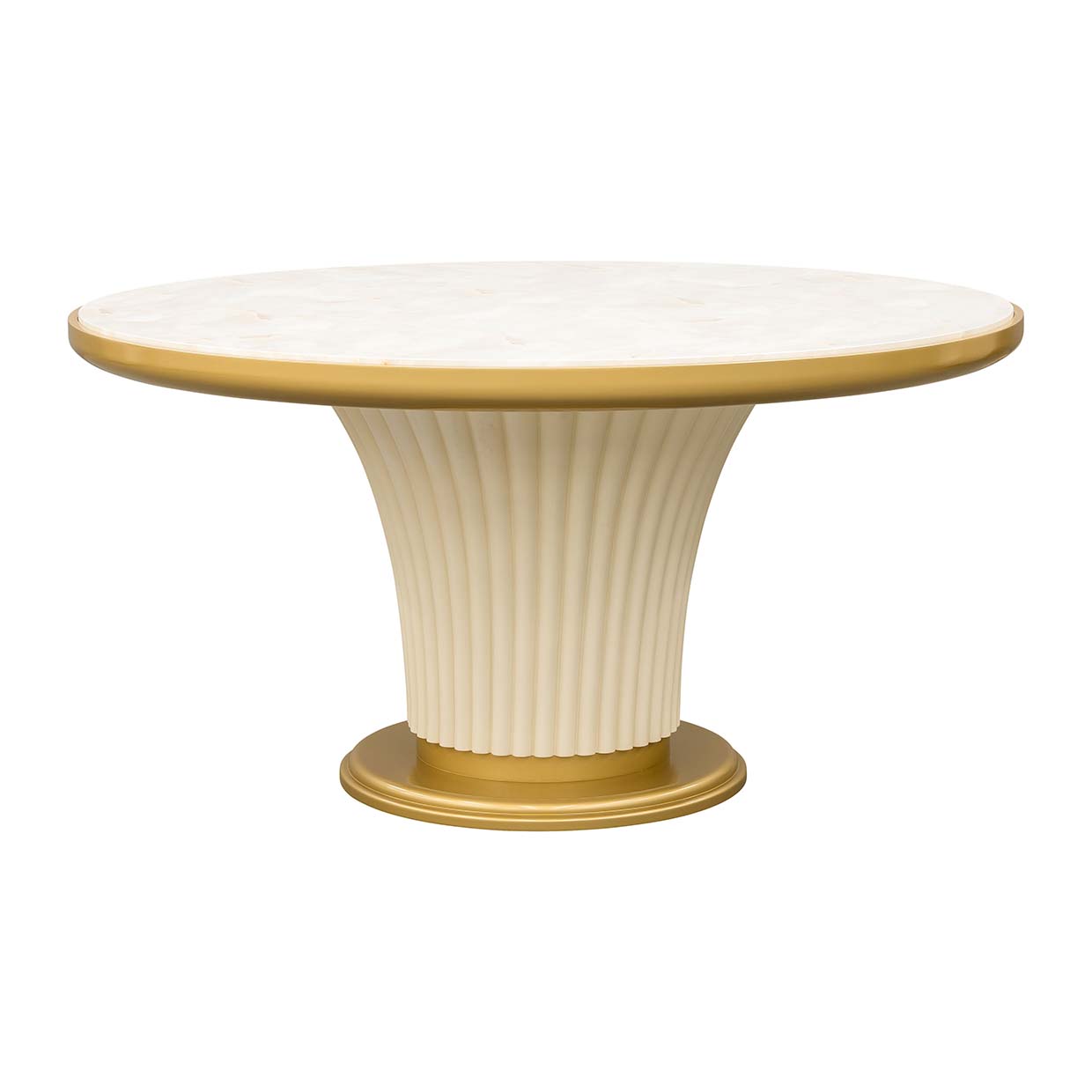 Scotts Square Light Champagne Round Dining Table - Ornate Home