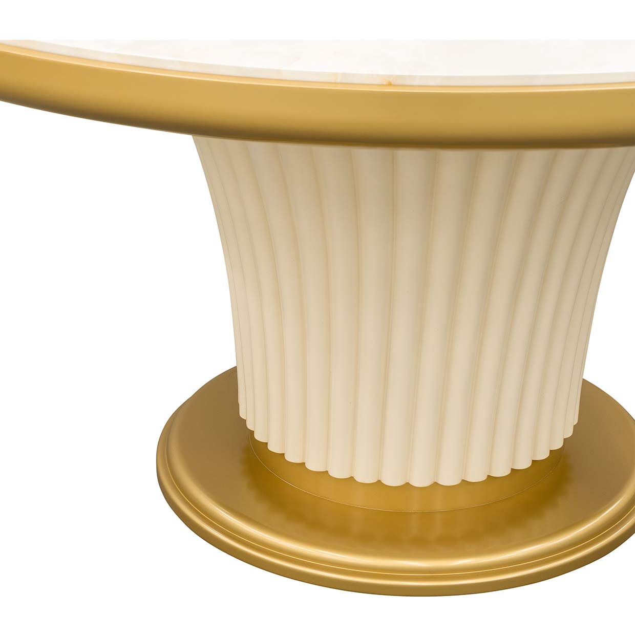 Scotts Square Light Champagne Round Dining Table - Ornate Home