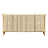 Scotts Square Light Champagne Sideboard with Wall Mirror - Ornate Home