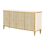 Scotts Square Light Champagne Sideboard with Wall Mirror - Ornate Home