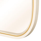 Scotts Square Light Champagne Wall Mirror