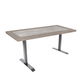 Scottsdale Gray Adjustable Desk - Ornate Home