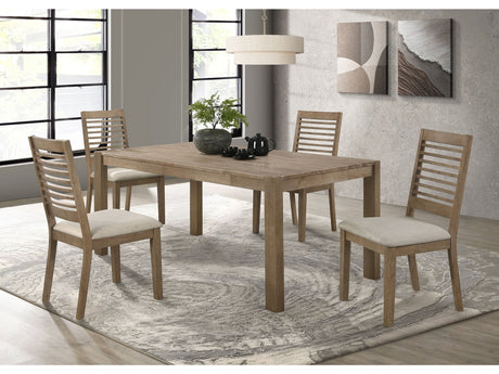 Scottsdale Washed Brown 5-piece Bar Table Set - Ornate Home