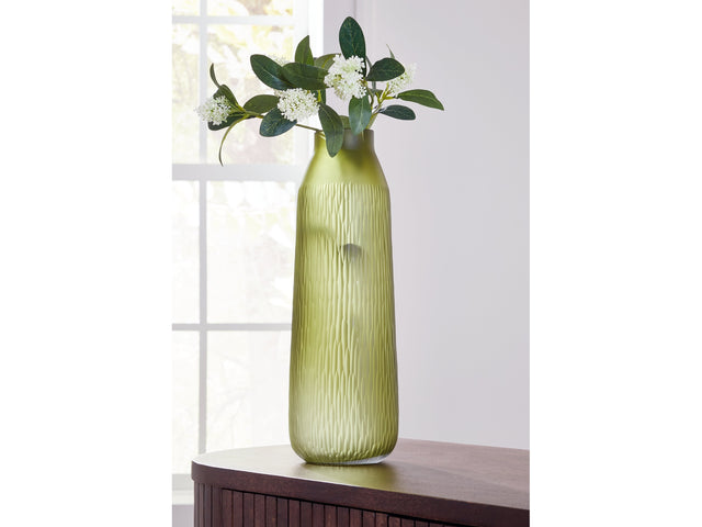 Scottyard Olive Green Vase (17.25"H) - Ornate Home