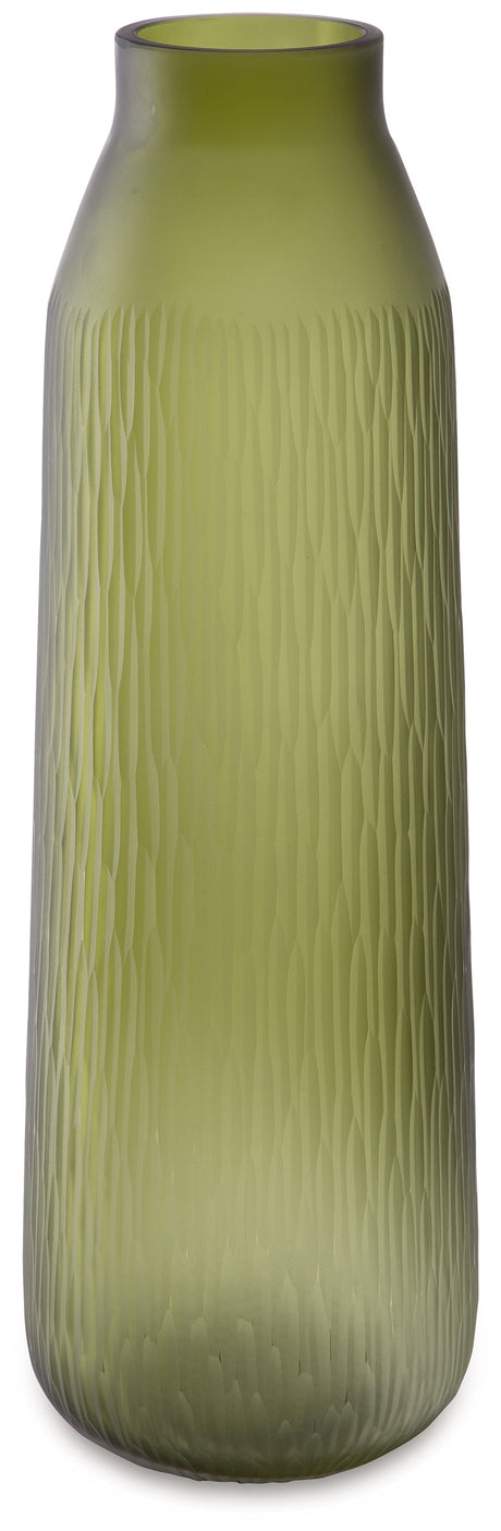 Scottyard Olive Green Vase (17.25"H) - Ornate Home