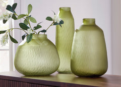 Scottyard Olive Green Vase - Ornate Home