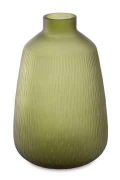 Scottyard Olive Green Vase - Ornate Home
