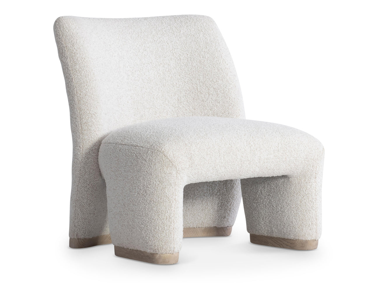 Scout White/Cream Fabric Chair - Ornate Home