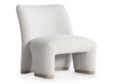 Scout White/Cream Fabric Chair - Ornate Home