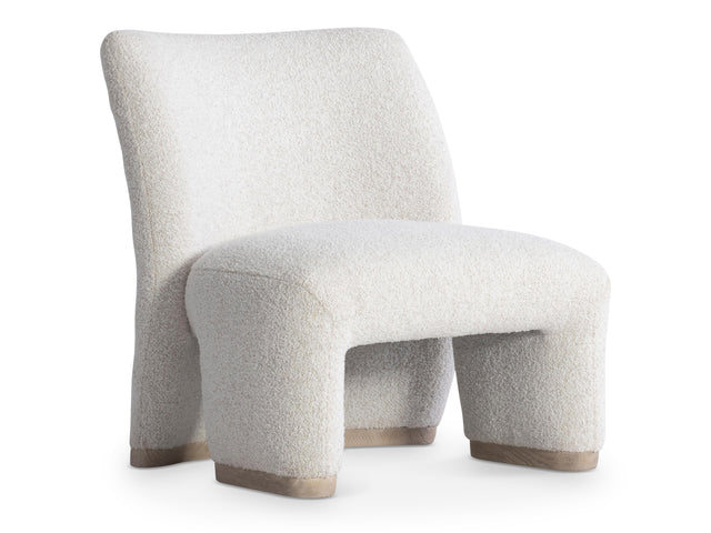 Scout White/Cream Fabric Chair - Ornate Home