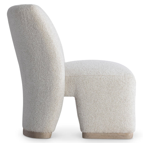 Scout White/Cream Fabric Chair - Ornate Home