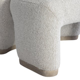 Scout White/Cream Fabric Chair - Ornate Home