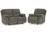 Scranto Brown Reclining Loveseat and Recliner - Ornate Home