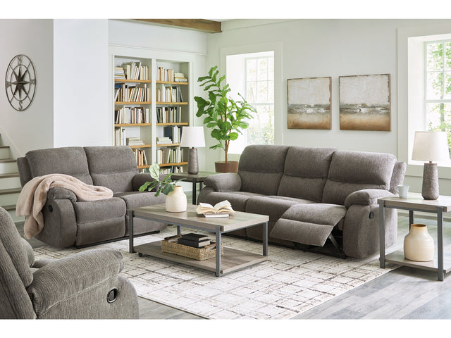 Scranto Brown Reclining Sofa, Loveseat and Recliner - Ornate Home