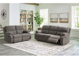 Scranto Brown Reclining Sofa and Loveseat (Online Special Price) - Ornate Home
