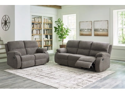 Scranto Brown Reclining Sofa and Loveseat (Online Special Price) - Ornate Home