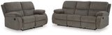 Scranto Brown Reclining Sofa and Loveseat (Online Special Price) - Ornate Home