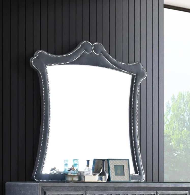 Cameo Gray Dresser Top Mirror