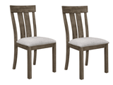 Quincy Grayish Brown Side Chair (Set of 2) - Ornate Home