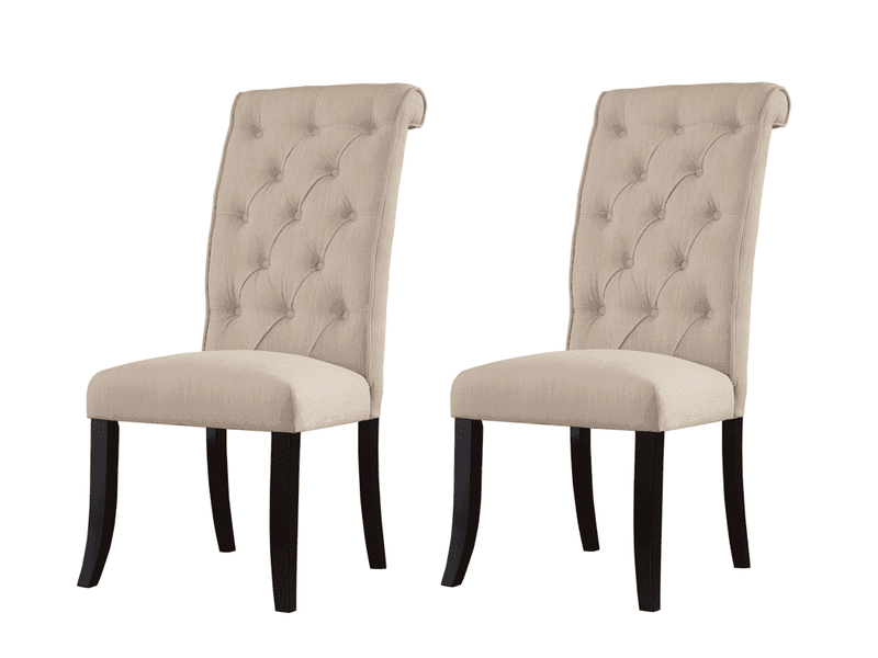 Tripton Linen Dining Side Chair (Set of 2) - Ornate Home