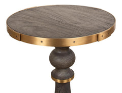 Sculpted Classics Grey Upturned Goblet Side Table - Ornate Home