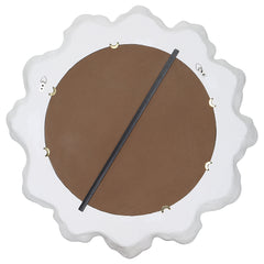 Sea Coral White Round Mirror - Ornate Home
