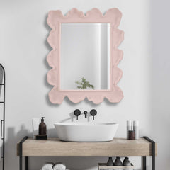Sea Pink Coral Mirror - Ornate Home