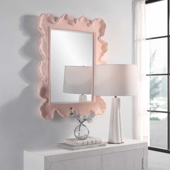 Sea Pink Coral Mirror - Ornate Home