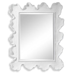 Sea Silver/White Coral Coastal Mirror - Ornate Home