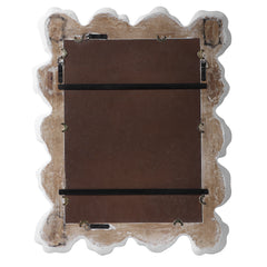 Sea Silver/White Coral Coastal Mirror - Ornate Home