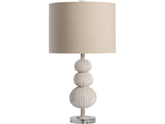 Sea Urchin White Table Lamp (Set of 2) - Ornate Home
