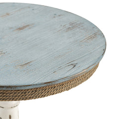 Sea İsle Blue/White Accent Table - Ornate Home
