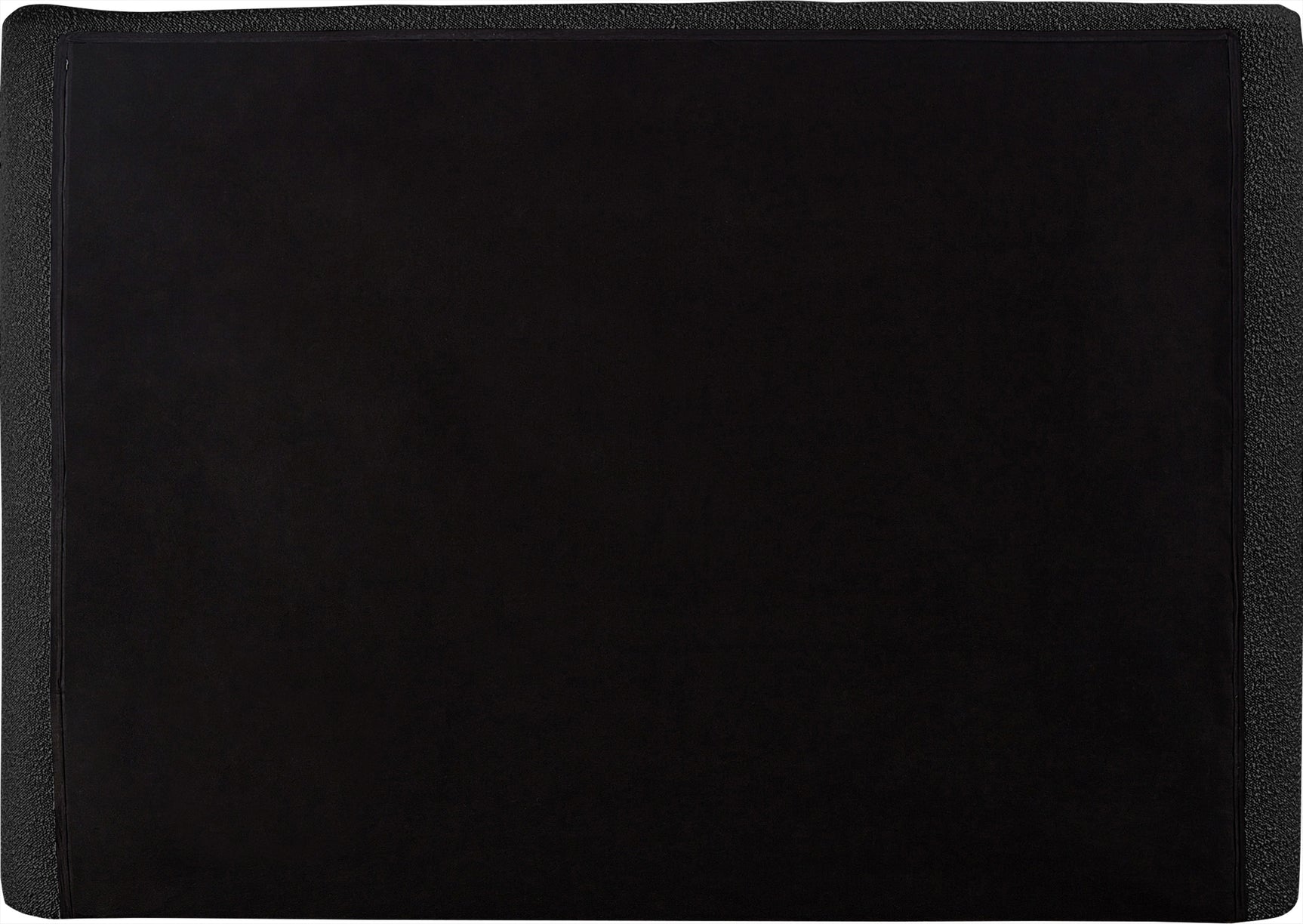 Seabreeze Black Fabric Upholstered Queen Bed - Ornate Home