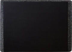 Seabreeze Black Textured Fabric Upholstered King Bed - Ornate Home