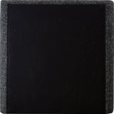 Seabreeze Black Textured Fabric Upholstered Twin Bed - Ornate Home