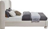 Seabreeze Cream Textured Fabric Upholstered Queen Bed - Ornate Home