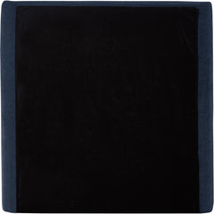 Seabreeze Navy Fabric Upholstered Twin Bed - Ornate Home