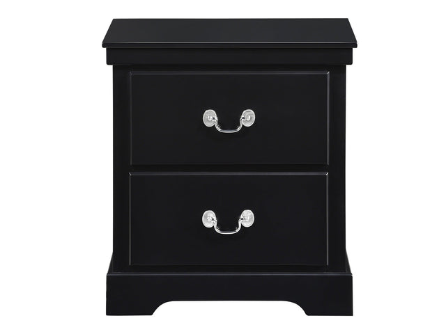 Seabright Black Nightstand - Ornate Home