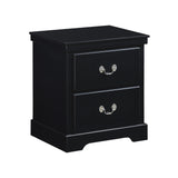 Seabright Black Nightstand - Ornate Home