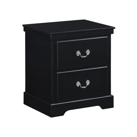 Seabright Black Nightstand - Ornate Home