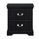 Seabright Black Nightstand - Ornate Home