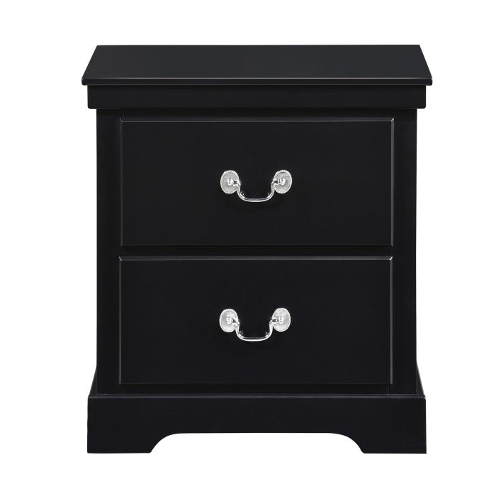 Seabright Black Nightstand - Ornate Home