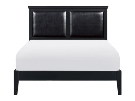 Seabright Black Queen Bed - Ornate Home