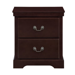 Seabright Cherry/Brown 5-Piece Queen Bedroom Set - Ornate Home