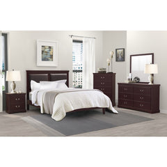 Seabright Cherry Eastern King Bed - Ornate Home