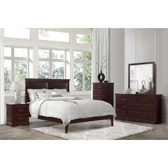 Seabright Cherry Eastern King Bed - Ornate Home