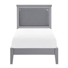 Seabright Gray 4-piece Twin Bedroom Set - Ornate Home