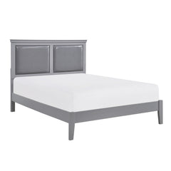 Seabright Gray Eastern King Bed - Ornate Home